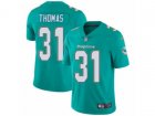 Nike Miami Dolphins #31 Michael Thomas Vapor Untouchable Limited Aqua Green Team Color NFL Jersey