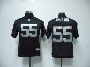 youth Oakland Raiders #55 Rolando McClain black