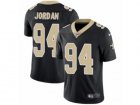 Mens Nike New Orleans Saints #94 Cameron Jordan Vapor Untouchable Limited Black Team Color NFL Jersey