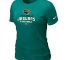 Women Jacksonville Jaguars Light Green T-Shirt