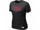 women Los Angeles of Anaheim Nike Black Short Sleeve Practice T-Shirt