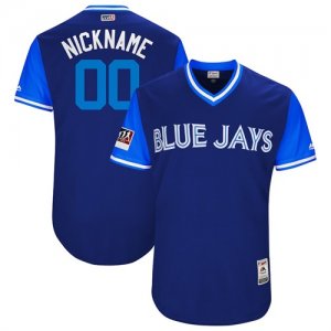 Blue Jays Royal 2018 Players Weekend Authentic Mens Custom Jersey