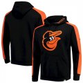 Baltimore Orioles Fanatics Branded Iconic Fleece Pullover Hoodie Black & Orange