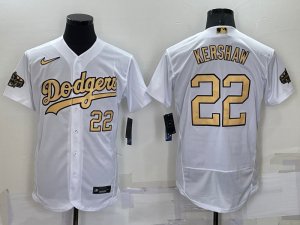 Dodgers #22 Clayton Kershaw White Nike 2022 MLB All-Star Flexbase Jerseys