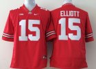 NCAA Ohio State Buckeyes #15 ELLIOTT red jerseys