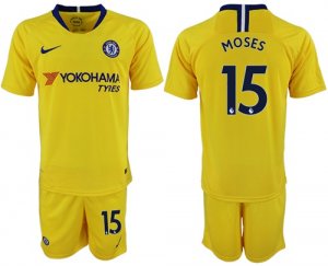 2018-19 Chelsea 15 MOSES Away Soccer Jersey