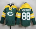 Nike Green Bay Packers #88 Ty Montgomery Green Player Pullover Hoodie