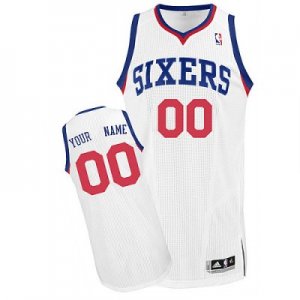 Customized Philadelphia 76ers Jersey Revolution 30 White Home Basketball