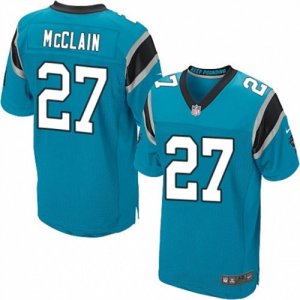 Mens Nike Carolina Panthers #27 Robert McClain Elite Blue Alternate NFL Jersey