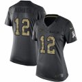 Women's Nike New York Jets #12 Joe Namath Limited Black 2016 Salute to Service NFL Jersey