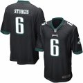 Mens Nike Philadelphia Eagles #6 Caleb Sturgis Game Black Alternate NFL Jersey