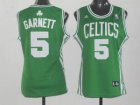 women nba boston celtics #5 garnett green