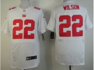 Nike NFL New York Giants #22 David Wilson White Jerseys(Elite)