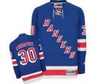 nhl new york rangers #30 lundqvist blue