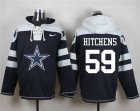 Nike Dallas Cowboys #59 Anthony Hitchens Navy Blue Player Pullover Hoodie