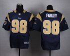 Nike St.Louis Rams #98 FAIRLEY blue jerseys(Elite)