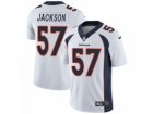 Mens Nike Denver Broncos #57 Tom Jackson Vapor Untouchable Limited White NFL Jersey