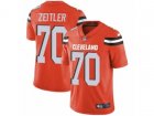 Nike Cleveland Browns #70 Kevin Zeitler Vapor Untouchable Limited Orange Alternate NFL Jersey