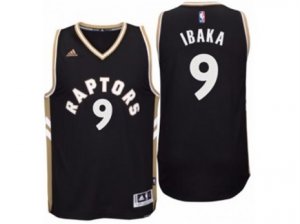 Mens Toronto Raptors #9 Serge Ibaka adidas Red Player Swingman OVO Jersey