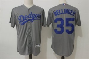 Dodgers #35 Cody Bellinger Gray Cool Base Jersey