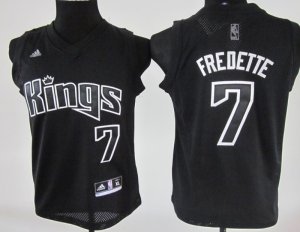 youth nba jerseys sacramento kings #7 fredette black