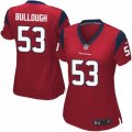 Women's Nike Houston Texans #53 Max Bullough Limited Red Alternate NFL Jersey
