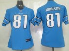 nike women nfl jerseys detroit lions #81 calvin johnson blue
