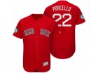 Mens Boston Red Sox #22 Rick Porcello 2017 Spring Training Flex Base Authentic Collection Stitched Baseball Jersey