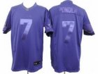 Nike Minnesota Vikings #7 Christian Ponder Purple Jerseys(Drenched Limited)