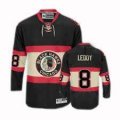 kids Chicago Blackhawks #8 Nick Leddy black third jerseys