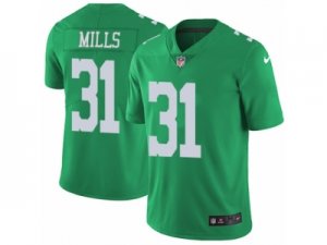 Men Nike Philadelphia Eagles #31 Jalen Mills Limited Green Rush Vapor Untouchable NFL Jersey