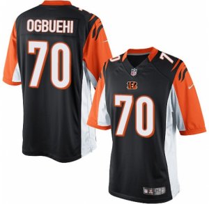 Men\'s Nike Cincinnati Bengals #70 Cedric Ogbuehi Limited Black Team Color NFL Jersey