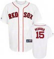 mlb Youth Boston Red Sox #15 Pedroia white