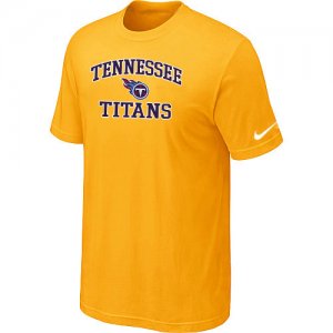 Tennessee Titans Heart & Soul Yellow T-Shirt