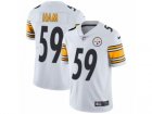 Mens Nike Pittsburgh Steelers #59 Jack Ham Vapor Untouchable Limited White NFL Jersey