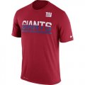 Mens New York Giants Nike Practice Legend Performance T-Shirt Red