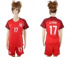 2017-18 USA 17 ALTIDORE Women Away Soccer Jersey