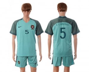 Portugal #5 F.Coentrao Away Soccer Country Jersey