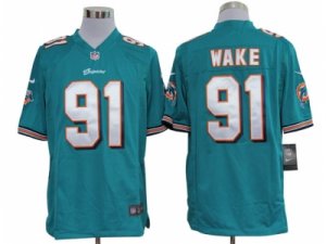 Nike NFL miami dolphins #91 wake green Game Jerseys