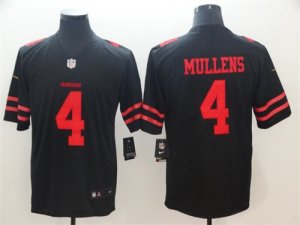 Nike 49ers #4 Nick Mullens Black Vapor Untouchable Limited Jersey