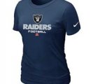 Women Okaland Raiders D.Blue T-Shirt