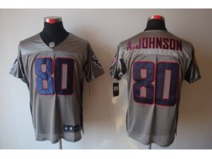 Nike NFL Houston Texans #80 Andre Johnson Grey Shadow Jerseys