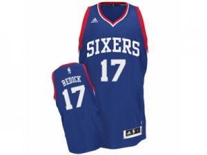 Men Adidas Philadelphia 76ers #17 JJ Redick Swingman Royal Blue Alternate NBA Jersey