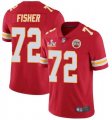 Nike Chiefs #72 Eric Fisher Red 2021 Super Bowl LV Vapor Untouchable Limited Jersey