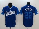 Dodgers #22 Clayton Kershaw Kersh Royal 2018 Players Weekend Authentic Team Jersey