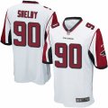 Mens Nike Atlanta Falcons #90 Derrick Shelby Game White NFL Jersey