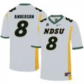 North Dakota State Bison 8 Bruce Anderson White College Football Jersey