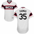 Men's Majestic Chicago White Sox #35 Frank Thomas White Flexbase Authentic Collection MLB Jersey