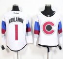 Colorado Avalanche #1 Semyon Varlamov White 2016 Stadium Series Stitched NHL Jersey