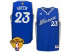 Youth Adidas Golden State Warriors #23 Draymond Green Swingman Royal Blue 2015-16 Christmas Day 2017 The Finals Patch NBA Jersey